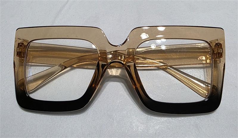 NWT EyeKepper 2.5 Square Cat Eye Brown Sheer Readers Reading Glasses 135641
