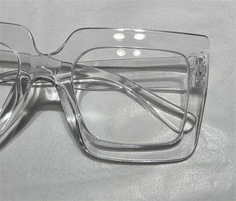 NWT EyeKepper 1.5 Square Cat Eye Clear Sheer Readers Reading Glasses 135643