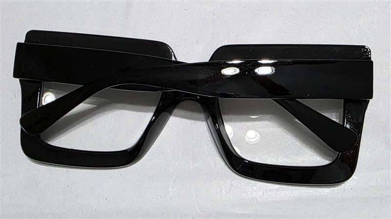 NWT EyeKepper 1.5 Square Cat Eye Black Readers Reading Glasses 135644