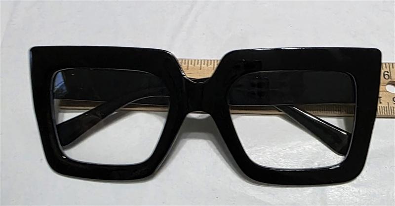 NWT EyeKepper 2.5 Square Cat Eye Black Readers Reading Glasses 135645
