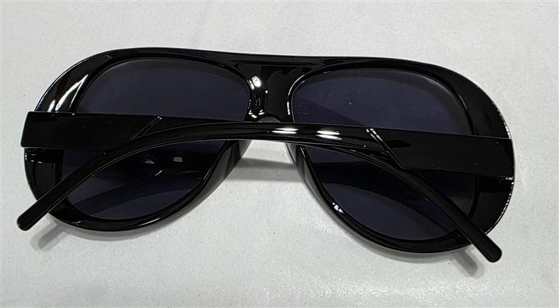 NWT EyeKepper Aviator Sunglasses Black Oversize 135658
