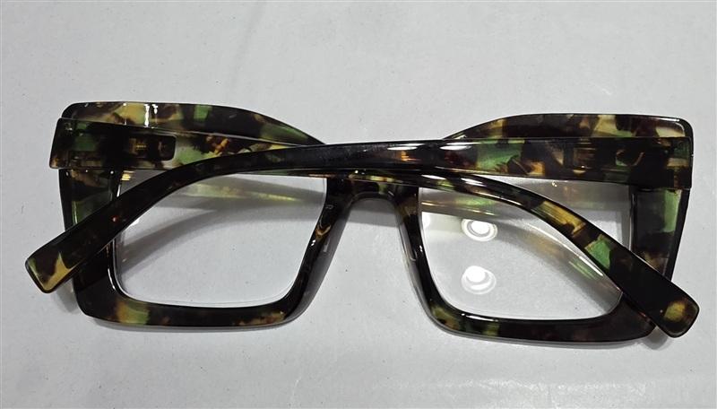 NWT EyeKepper 2.5 Square Cat Eye Green Tortoise Readers Reading Glasses 135666