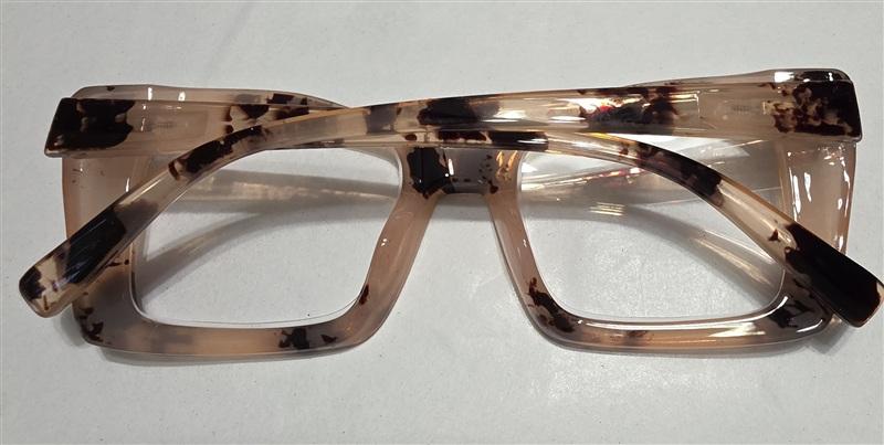 NWT EyeKepper 1.5 Square Cat Eye Pink Tortoise Readers Reading Glasses 135668