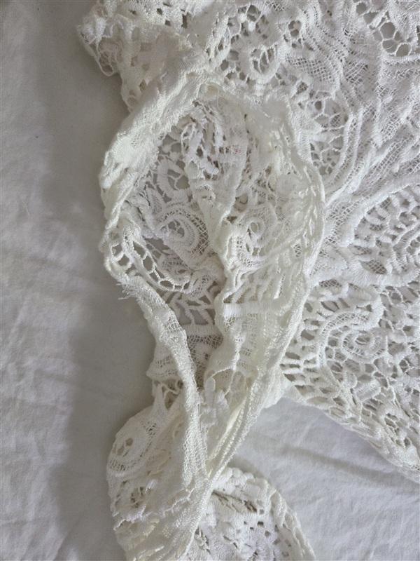 NWTD WAYF SMALL Lenox White Lace Long Sleeve Top 135674