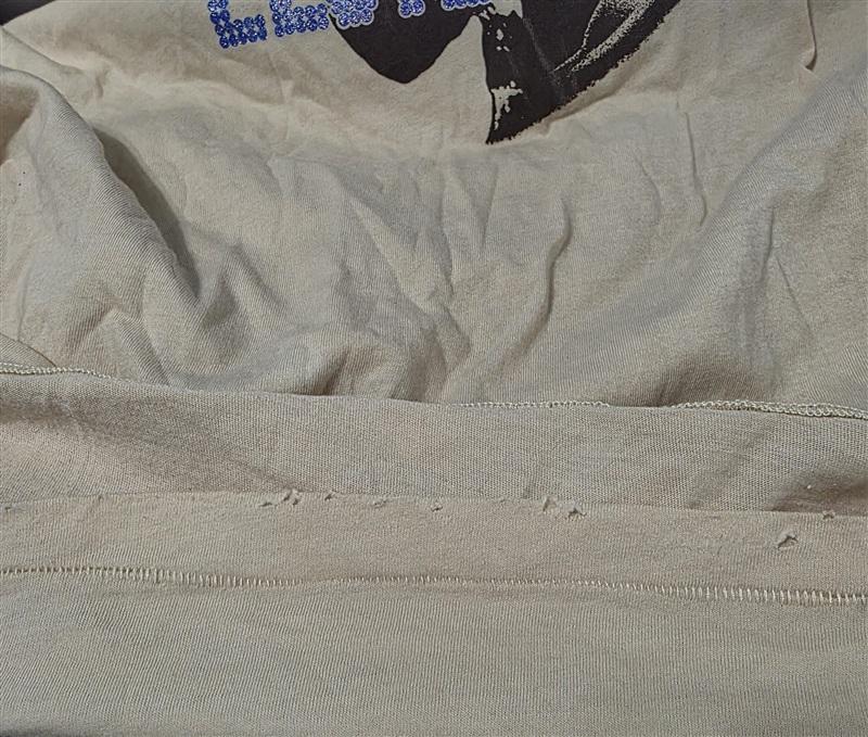 NWT Memphis Blues Elvis It's Now or Never Distressed T Shirt Tan 135689