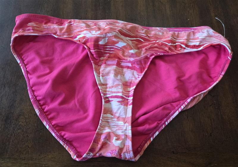 NWT Ralph Lauren 14 Calypso Ikat Print Hipster Swim Bottom Red Pink Coral 135690