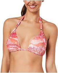 NWT Ralph Lauren 16 Coral Calypso Halter Bikini Swim Top 135699