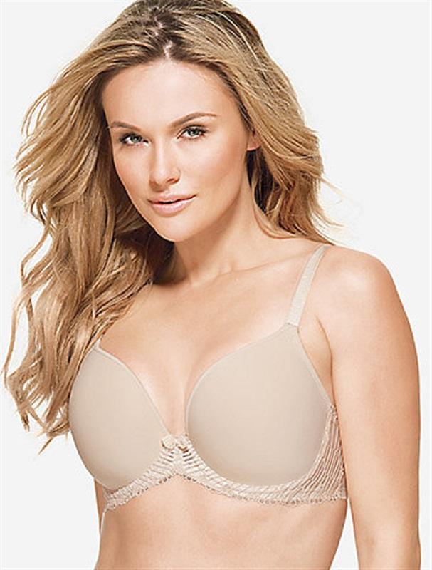 NWT Wacoal La Femme 38DDD T-Shirt Beige 853117 Underwire Bra 135702