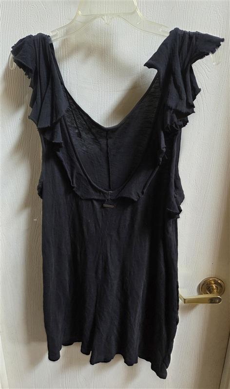 NWOT BillaBong S Out For Waves Flutter Sleeve Romper Black 135709