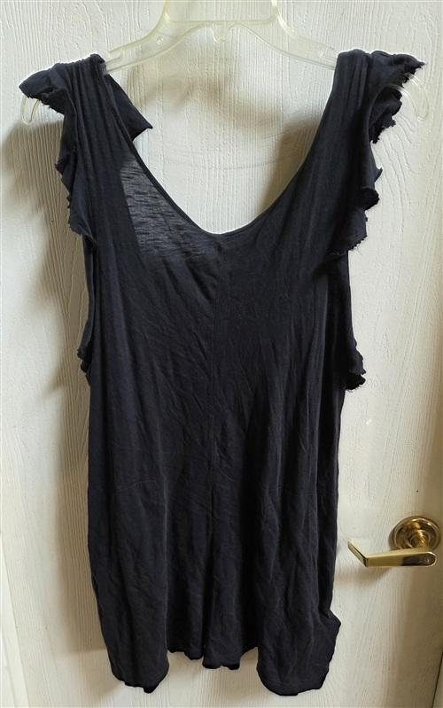 NWOT BillaBong S Out For Waves Flutter Sleeve Romper Black 135709
