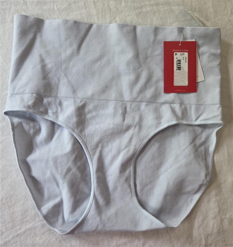 NWT Spanx S Everyday Shaping Seamless Brief Panties SS0715 Blue 135714