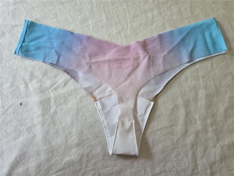 NEW Commando S/M Photo Op Raw Cut Sunrise Palm Tree Thong Panty 135718