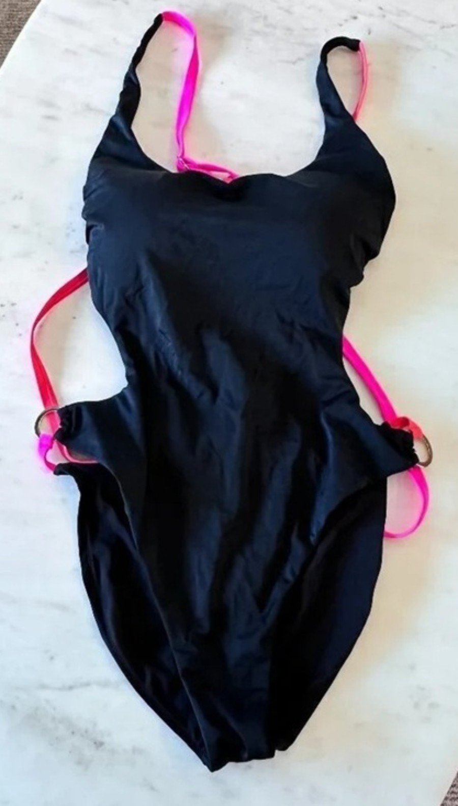 NWT Ashley Graham 14 Swimsuits For All Throwback Monokini 1pc 135719