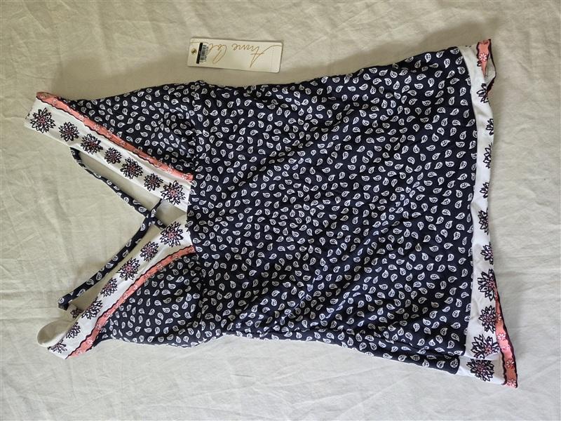 NWT Anne Cole Studio S Take It or Leaf It Strappy Tankini Top 135729