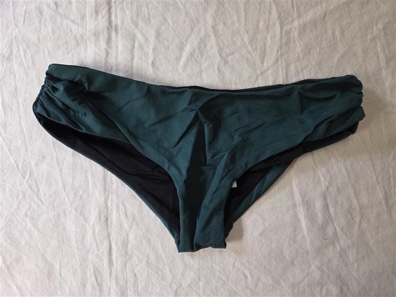 NWOT OndadeMar M Cheeky Teal Green Bikini Bottom 135763