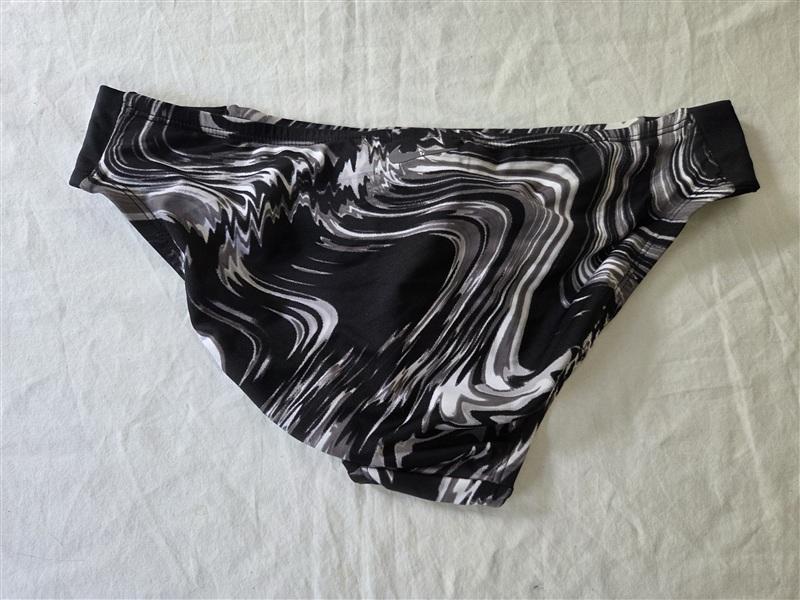 NWOT Nike S Women's Black Gray Swirl Bikini Bottom 135766