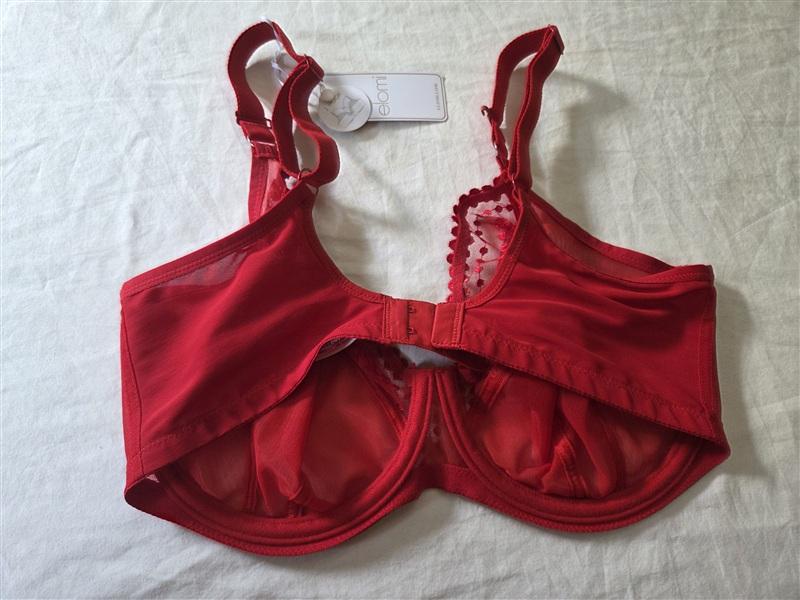 NWT Elomi 34I USA Matilda Underwire Plunge Bra EL8900 Red 135774