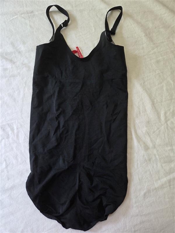 NWOT SPANX S OnCore Open-Bust Panty Bodysuit 10129r Black 135776