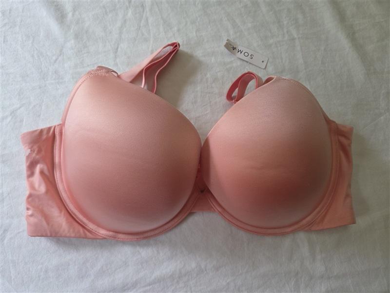 NWT Soma 42D Stunning Push Up Underwire Orange 135778