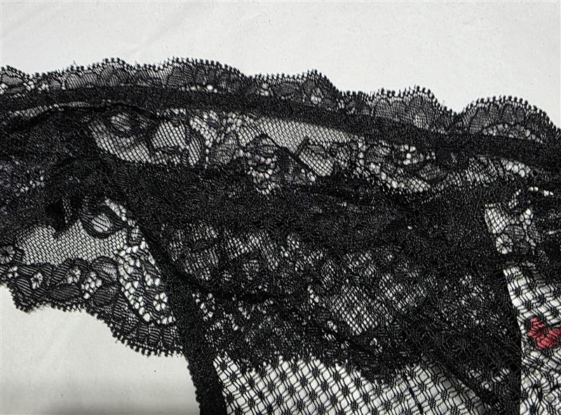 NWT Cosabella 2X Amore Darling Plus Size Thong Sheer Lace Black 135787