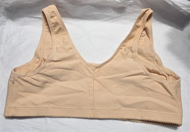 NWt Amoena S A/B Frances Front Closure Leisure Bra 2128 Beige 135790