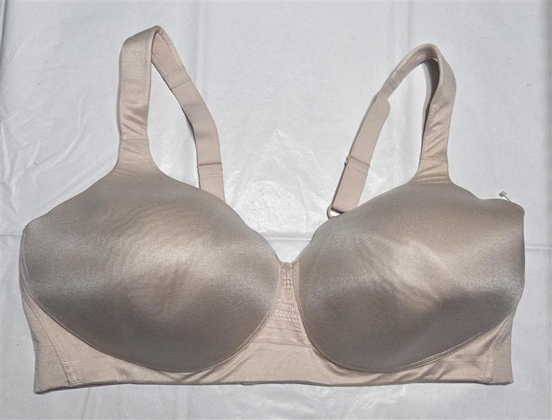 NWT Vanity Fair 42D Beyond Comfort Full Figure Wirefree Bra 71282 Pink 135805