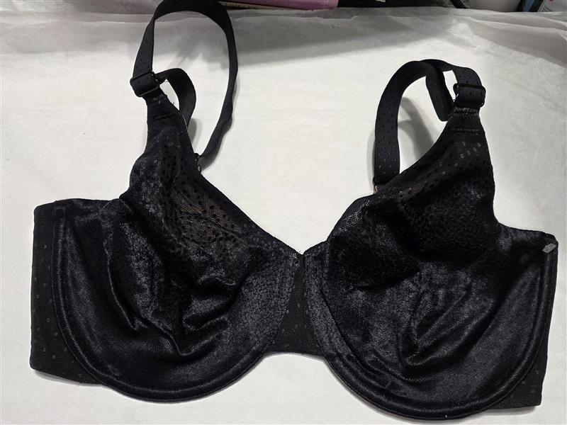 NWOT Wacoal 38DDD Back Appeal Underwire Bra 855303 Black 135818