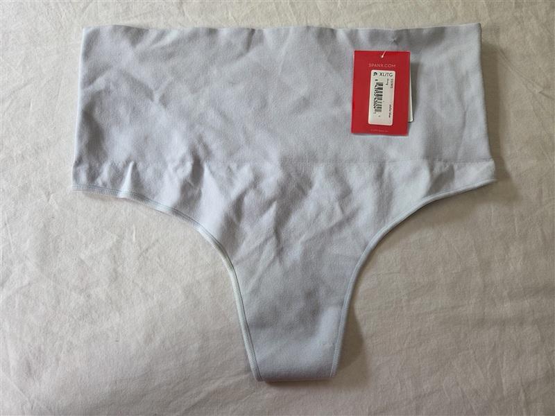 NWTD Spanx XL Everyday Shaping Panties Thong SS0815 Blue 135823