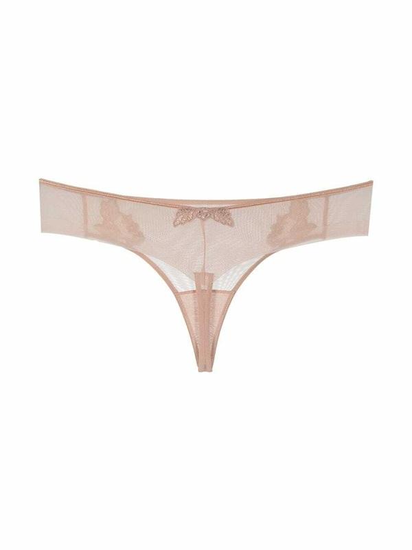 NWT LA PERLA M Maison Contouring Thong Beige Panty 135829