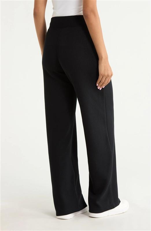 NWT Spanx 1X Airpiqué Straight Leg Pants Navy Blue White Piping 135836