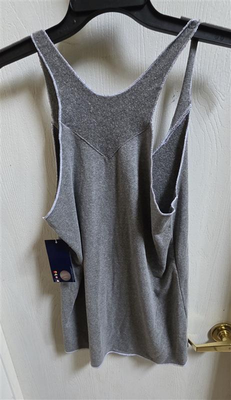 NWT Majestic Threads M Kansas City Royals Baseball Gray Tank Top 135848