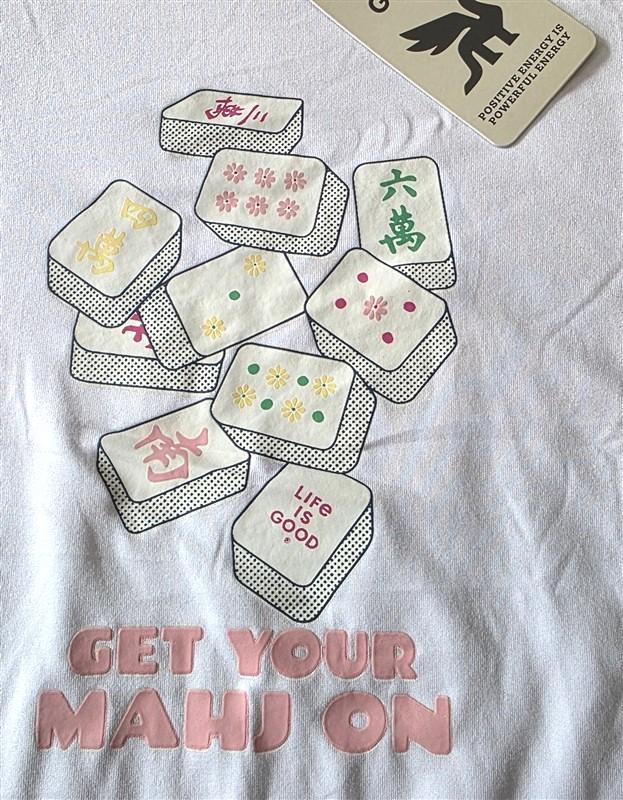 NWT Life is Good Medium Get Your Mahj On Pajamas Shorts Mahjong 135868