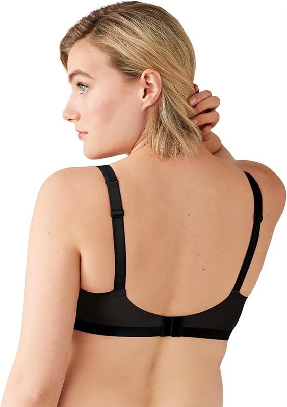 NWT Wacoal 34D Shape Revelation Uneven Underwire Bra 855487 Black 135873