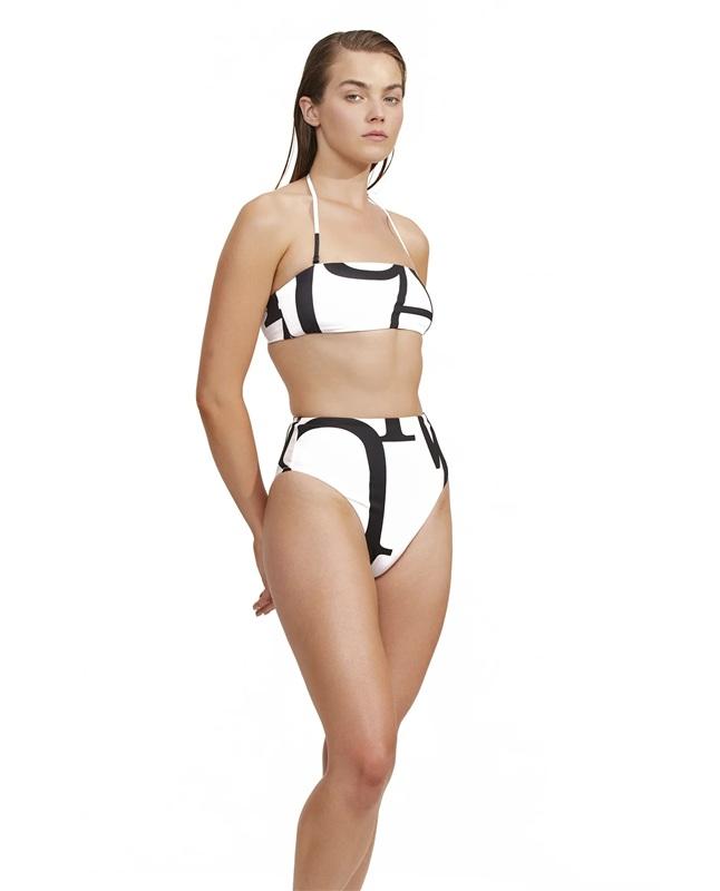 NWT Gottex 12 Luma Signature Bandeau Tube Bikini Top 135884