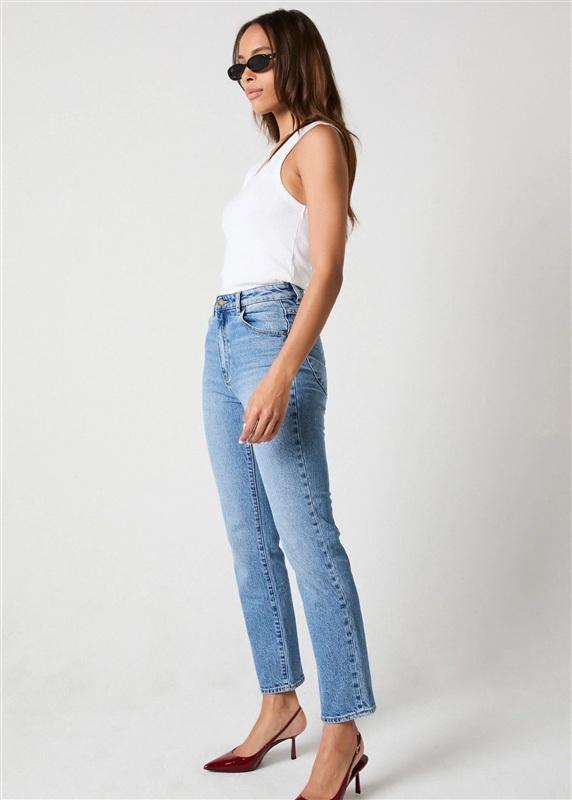 NWT Rolla's 34 High Rise Original Straight Brad Blue Jeans 135891