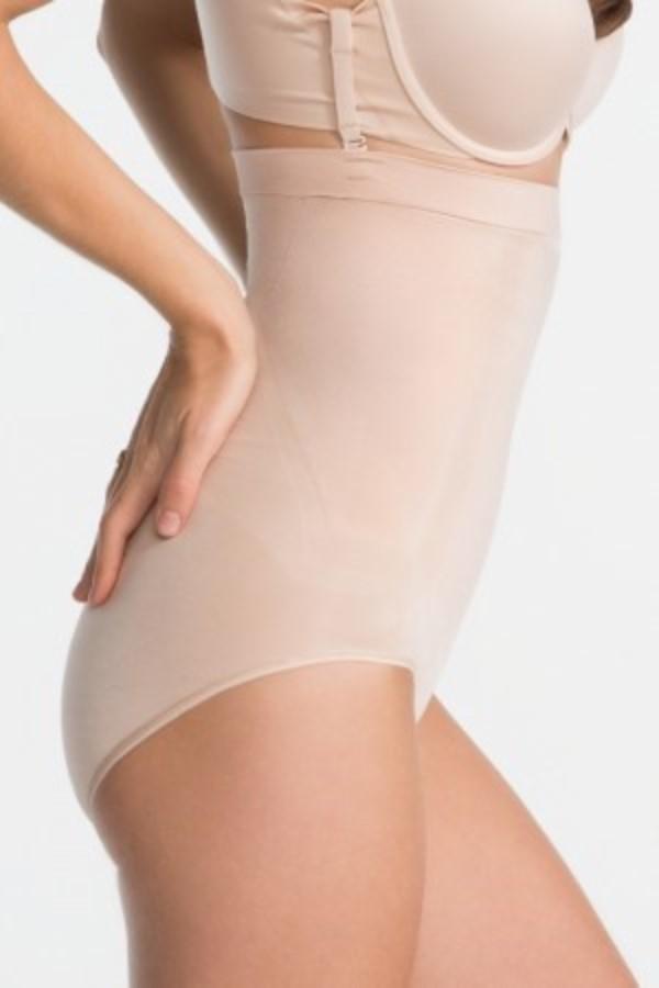 NWOTD SPANX L Oncore High-Waist Brief SS1815 Beige 135896