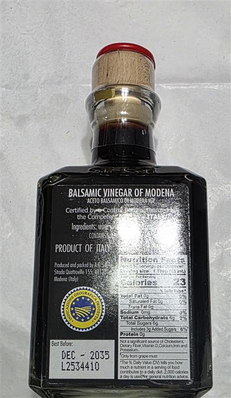 NWT Giusti Modena Balsamic Vinegar of Modena 8.4oz 135897
