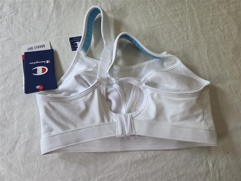 NWT Champion 34D The Spot Comfort Sports Bra 1602 White 135905