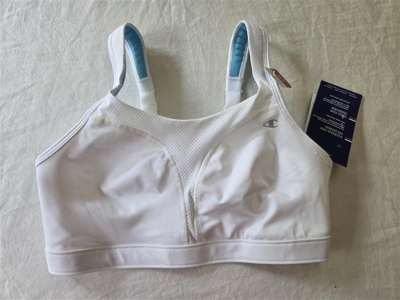 NWT Champion 34D The Spot Comfort Sports Bra 1602 White 135905