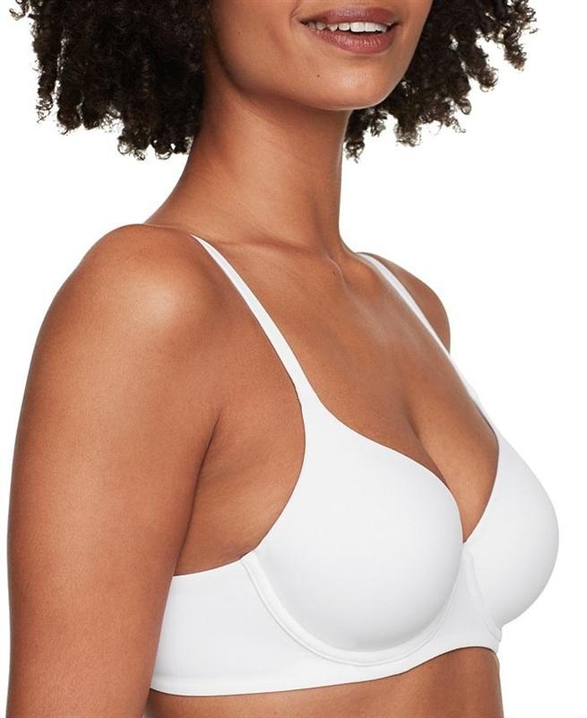 NWT Warners L Cloud 9 Easy Size Underwire T-Shirt Bra RA1051A White 135908