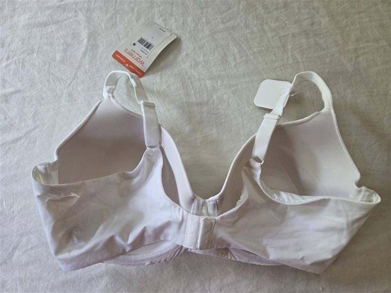 NWT Warners L Cloud 9 Easy Size Underwire T-Shirt Bra RA1051A White 135908