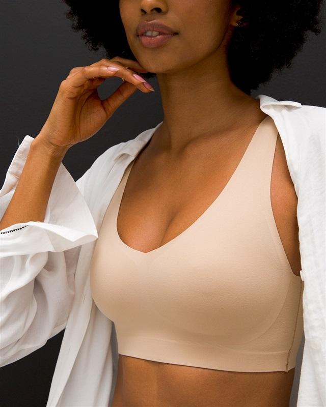 NWT Soma XXXL Enbliss Bralette Beige Wirefree Pull On 135910