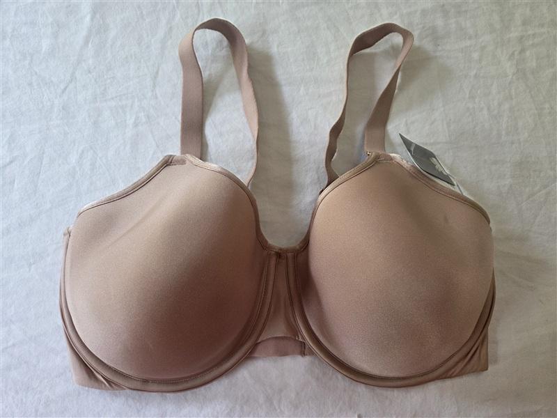 NWT Wacoal 38DDD Simply Done Seamless Underwire T-Shirt Bra Beige 135915