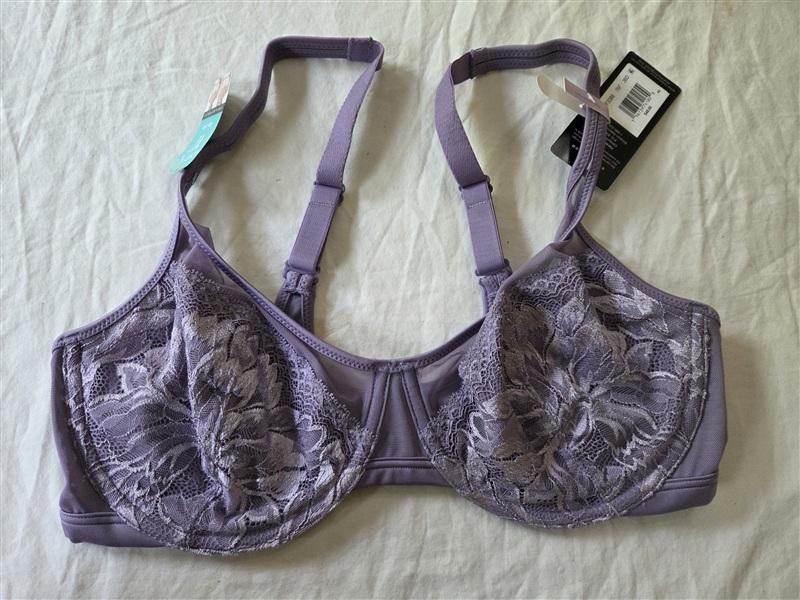 NWT Bali 36C Passion for Comfort Minimizer Underwire Bra 3385 Purple 135919