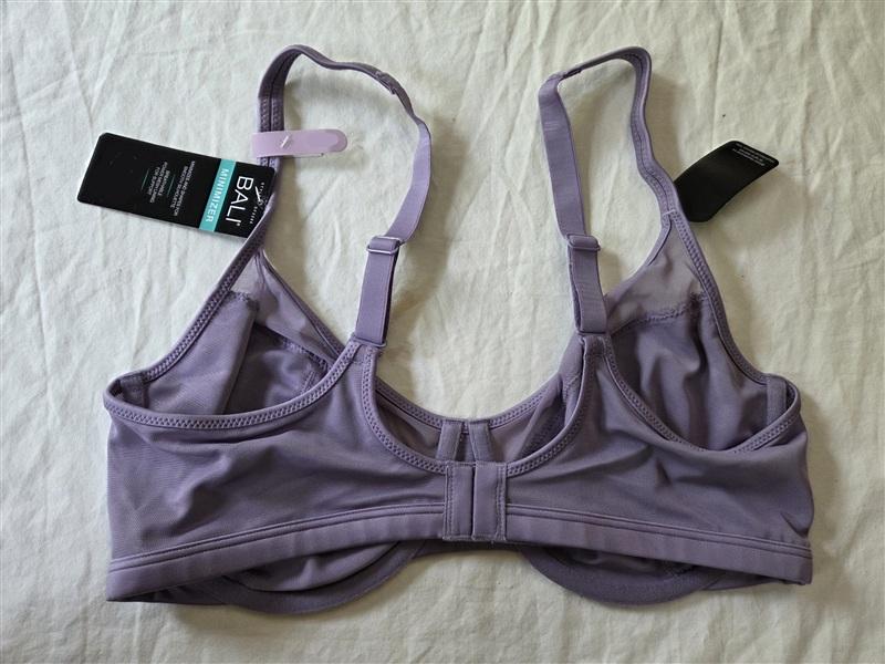 NWT Bali 36C Passion for Comfort Minimizer Underwire Bra 3385 Purple 135919