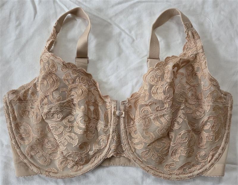 NWOT Wacoal 40DDD Arabesque Lace Underwire Bra 85199 Beige 135922
