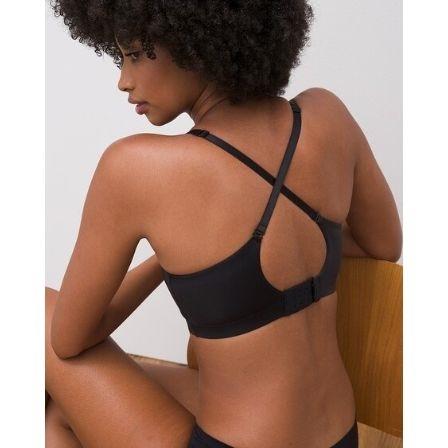 NWTD Soma XL Enbliss Luxe Adjustable Bralette Black Wirefree 135925