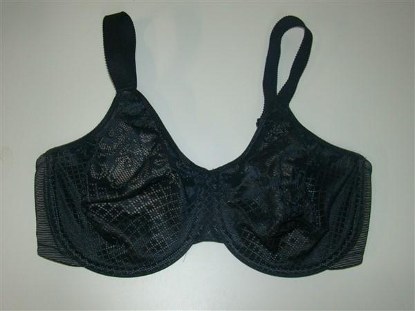 NWT Wacoal 36D Visual Effects Minimizer Bra 857210 Black 135941