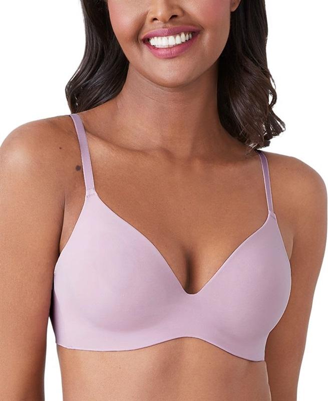 NWT Wacoal 40C Final Effect Contour Plunge Underwire Bra 853337 Pink 135942