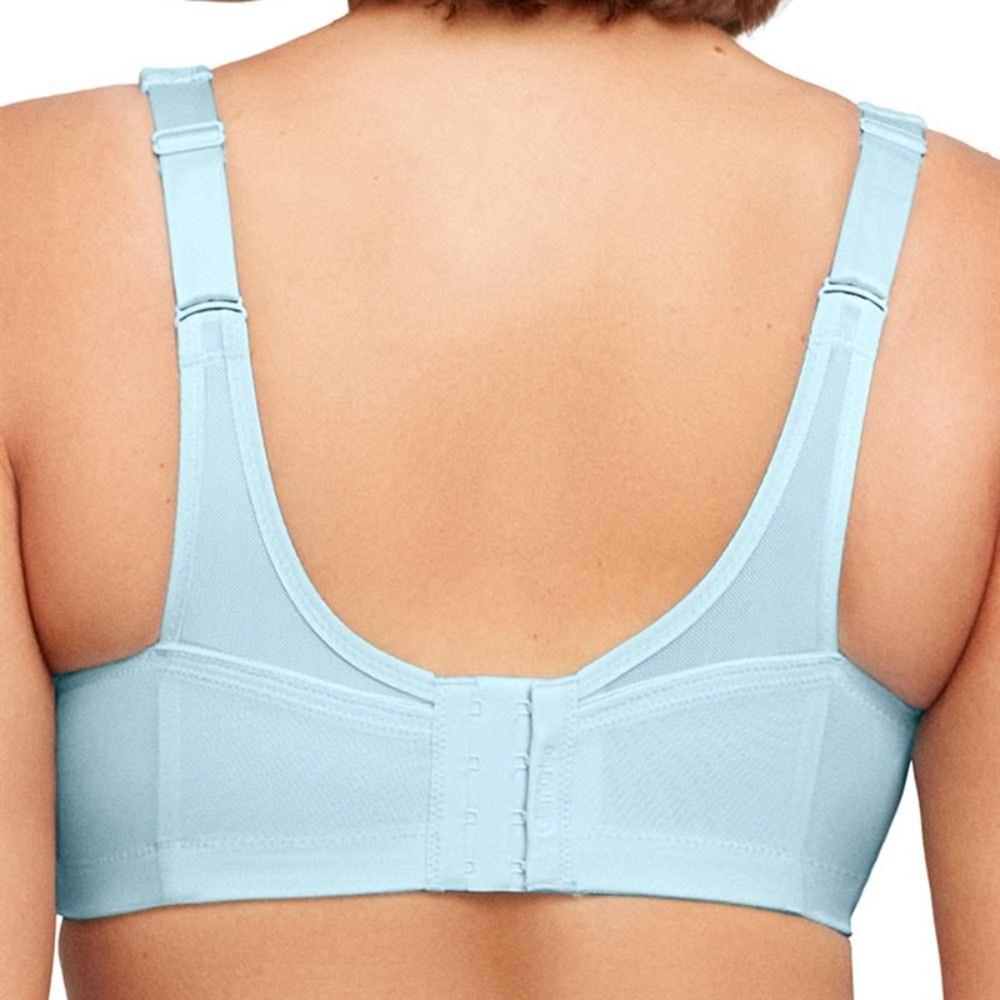 NWOt Glamorise 34DD Sport Bra 1006 Superior Support No Wires Gray 135947